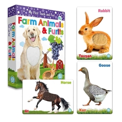 Circle Toys Dokun Hisset Farm Animals (Çiftlik Hayvanları Ve Meyveler) CRCL044 - Thumbnail