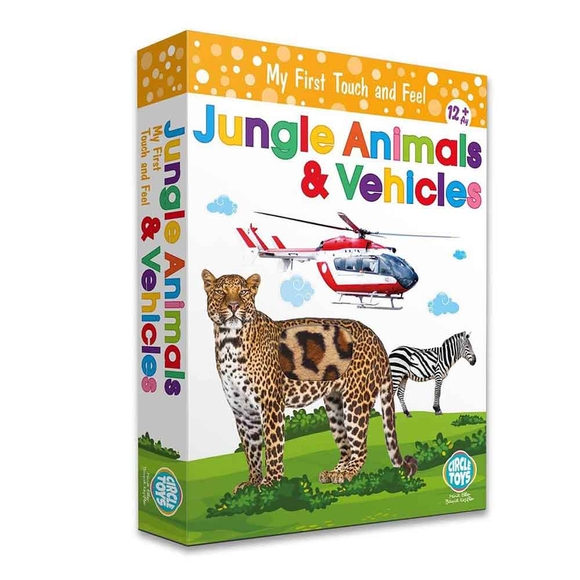 Circle Toys Dokun Hisset Jungle Animals (Orman Hayvanları Ve Araçlar) CRCL043