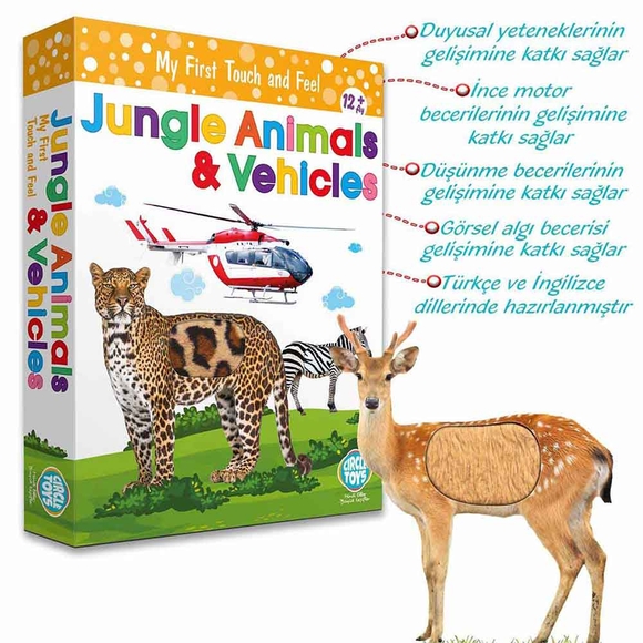 Circle Toys Dokun Hisset Jungle Animals (Orman Hayvanları Ve Araçlar) CRCL043