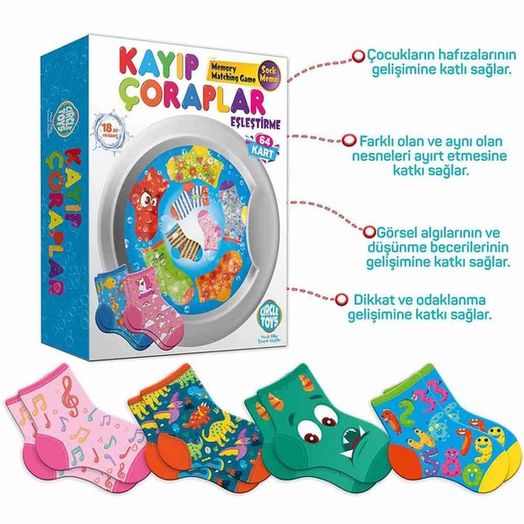 Circle Toys Kayıp Çoraplar CRCL018