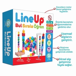 Circle Toys Line Up Bul Sırala Öğren CRCL003 - Thumbnail