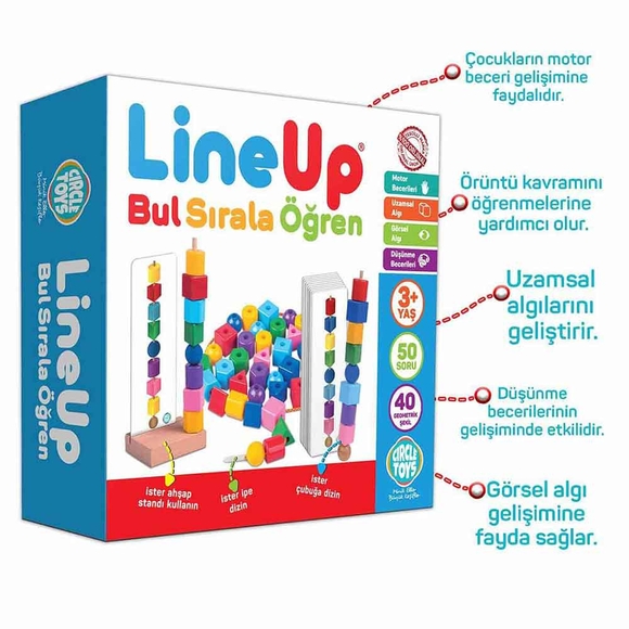 Circle Toys Line Up Bul Sırala Öğren CRCL003
