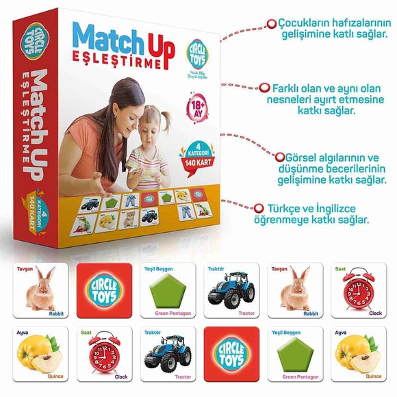 Circle Toys Match Up Eşleştirme CRCL008