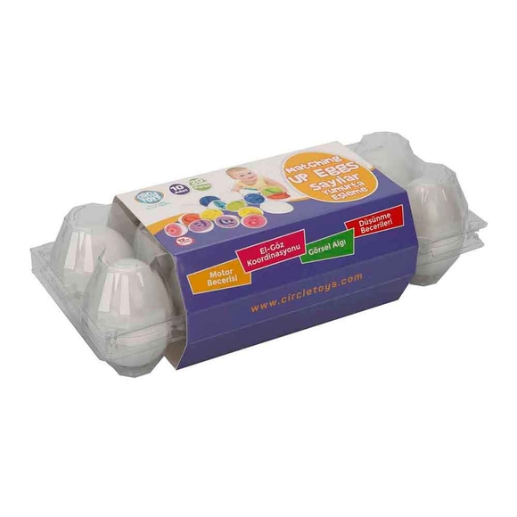 Circle Toys Yumurta Eşleştirme Sayılar CRCL113