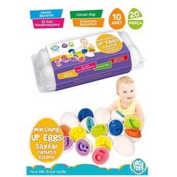 Circle Toys Yumurta Eşleştirme Sayılar CRCL113 - Thumbnail