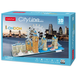 City Line London 3D Puzzle CUB/MC253H - Thumbnail