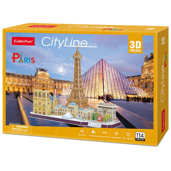 City Line Paris 3D Puzzle CUB/MC254H