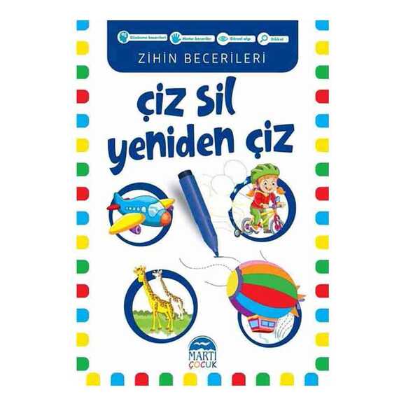 Çiz Sil Yeniden Çiz Mavi