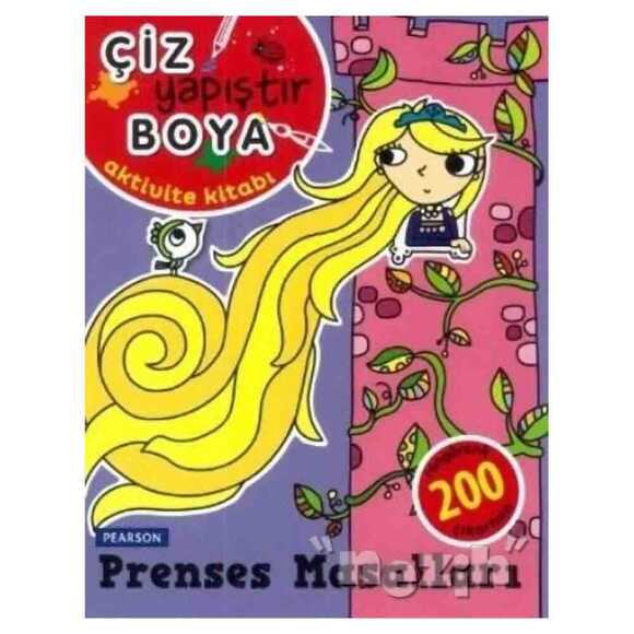 Çiz Yapıştır Boya - Prenses Masalları