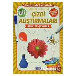 Parıltı Yayınları - Çizgi Alıştırmaları : Renkler - Şekiller