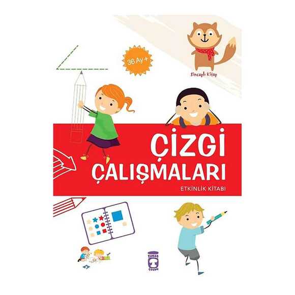 Çizgi Çalışmaları Etkinlik Kitabı (36 Ay)