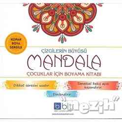 Çizgilerin Büyüsü - Mandala Çocuklar İçin Boyama Kitabı - Thumbnail