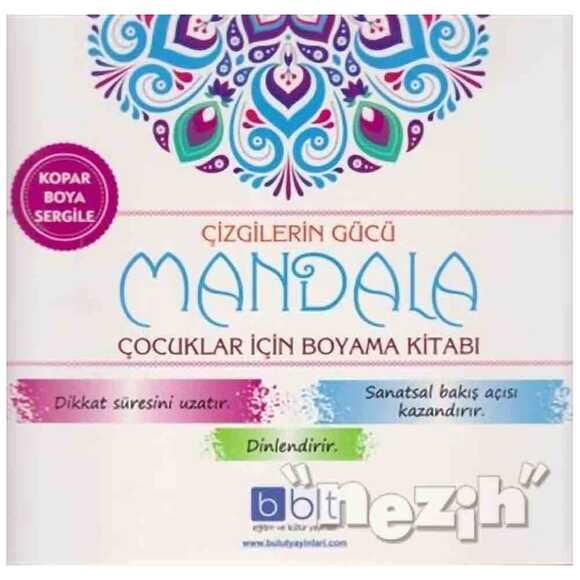 Çizgilerin Gücü - Mandala Çocuklar İçin Boyama Kitabı