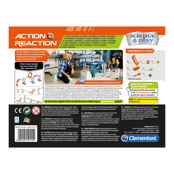 Clementoni Action Reaction Hızlandırıcı Ve Çember 19115
