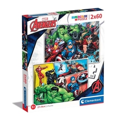 Clementoni Avengers Puzzle 2x60 Parça 21605 - Thumbnail