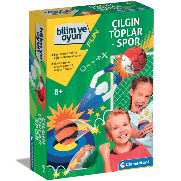 Clementoni Bilim ve Oyun Çılgın Toplar Spor 64323