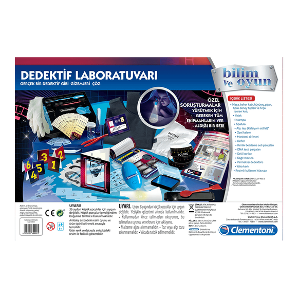 Clementoni Bilim Ve Oyun Dedektif Laboratuvarı 64444