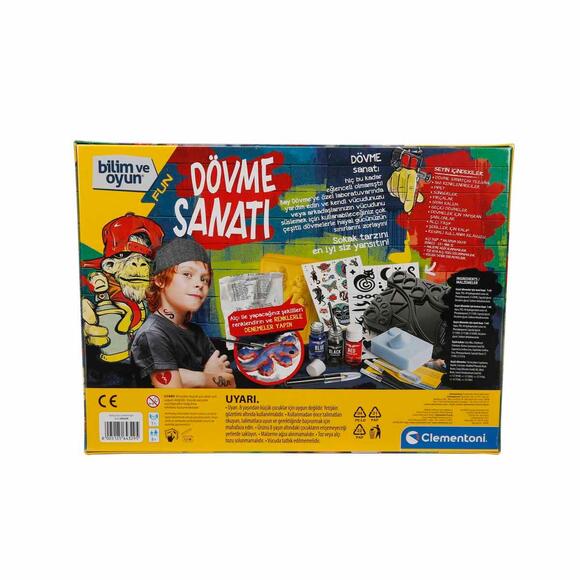 Clementoni Bilim ve Oyun Dövme Sanatı 64329