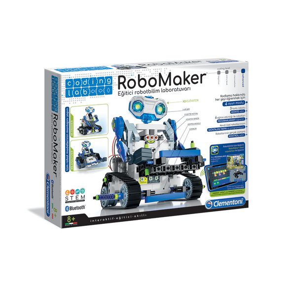 Clementoni Coding Lab Robomaker Start Eğitici Robotbilim Laboratuvarı 64442