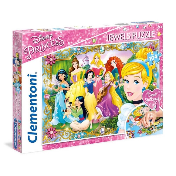 Clementoni Disney Princess Jewels Puzzle 104 Parça 20147