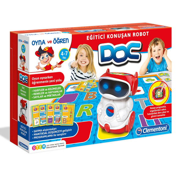 Clementoni Eğitici Konuşan Robot Doc 64309