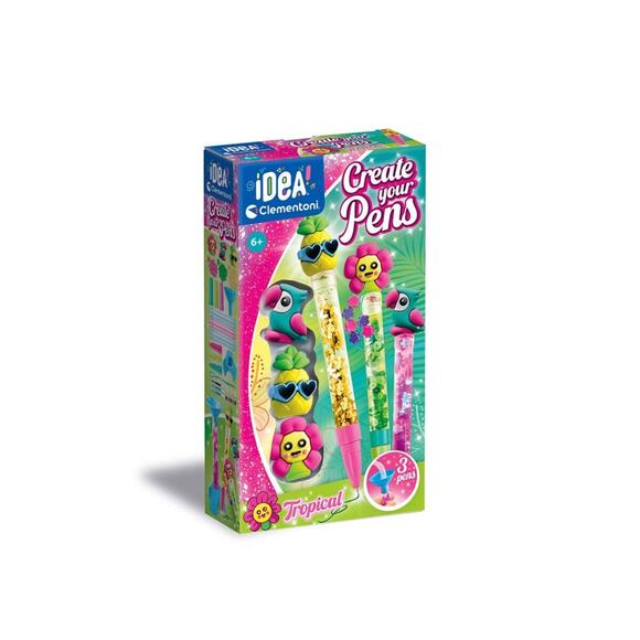 Clementoni Idea Clemetoni Kalem Tasarım Seti Tropikal 18790