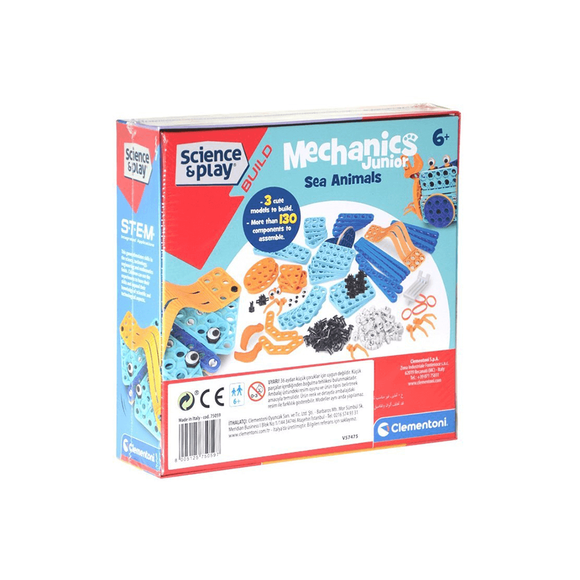 Clementoni Mechanics Junior Sea Animal 75059