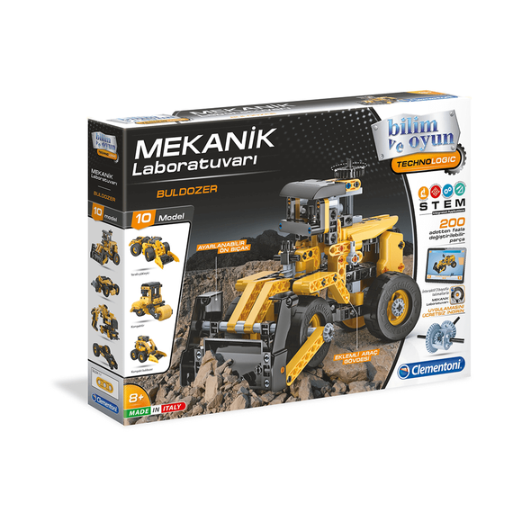 Clementoni Mekanik Laboratuvarı Buldozer 64958