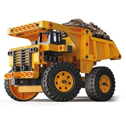 Clementoni Mekanik Laboratuvarı Mine Truck 64188 - Thumbnail