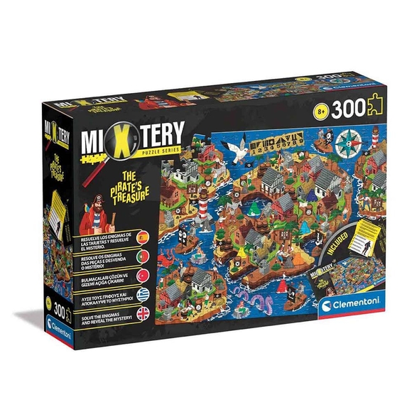 Clementoni Mixtery Puzzle Korsan Hazinesi 300 Parça 21716