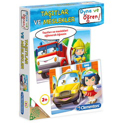 Clementoni - Clementoni Oyna Öğren Taşıtlar Meslekler 64286
