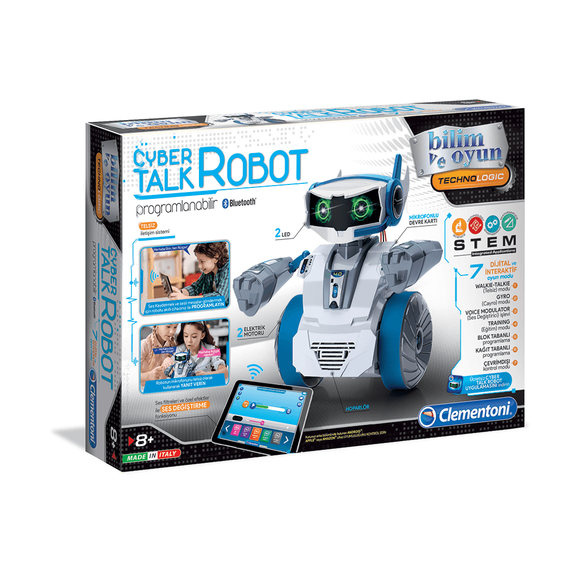 Clementoni Robotik Laboratuvarı Cyber Talk Robot 64447