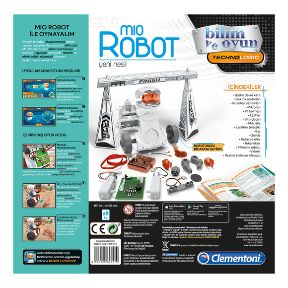 Clementoni Robotik Laboratuvarı Mio Robot (Yeni Nesil) 64957