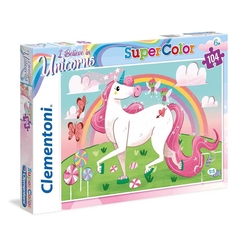 Clementoni - Clementoni Unicorn Puzzle 104 Parça 27109