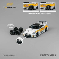 CM Model - CM Model 1:64 Nissan 35GT-R LB Silhouette Works Gt CM64-35RR-12