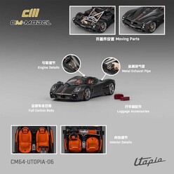 CM Model - CM Model 1:64 Pagani Utopia Carbon CM64-UTOPIA-06