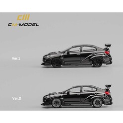 CM Model 1:64 Subaru Varis Widebody 2.0 Black CM64-WRX-03 - Thumbnail