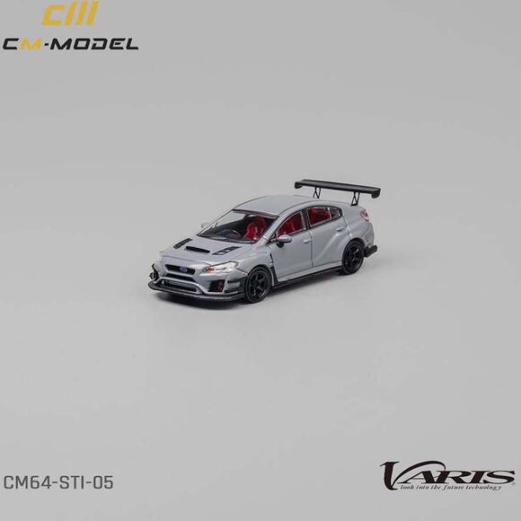 CM Model 1:64 Subaru Varis Widebody 2.0 Gray CM64-WRX-05