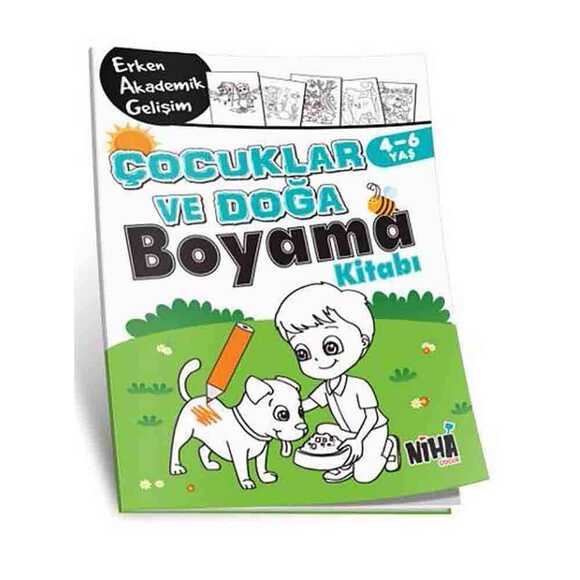 Çocuk EAG Çocuklar ve Doğa Boyama Kitabı 4-6 Yaş