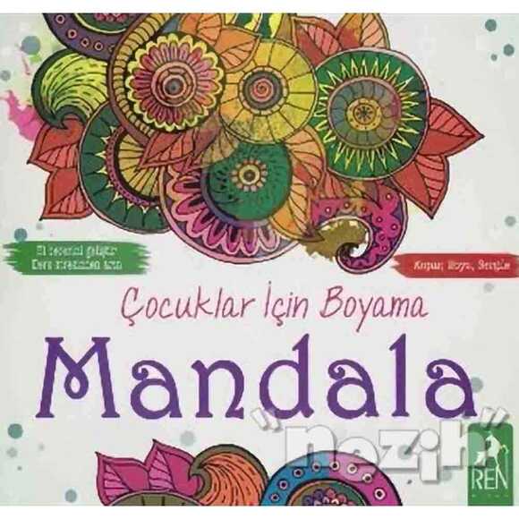 Çocuklar İçin Boyama - Mandala