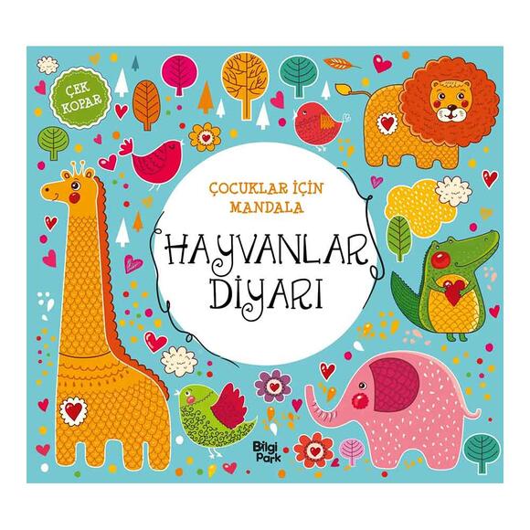 Çocuklar İçin Mandala - Hayvanlar Diyarı