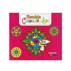 Çocuklar İçin Mandala - Pembe - Thumbnail