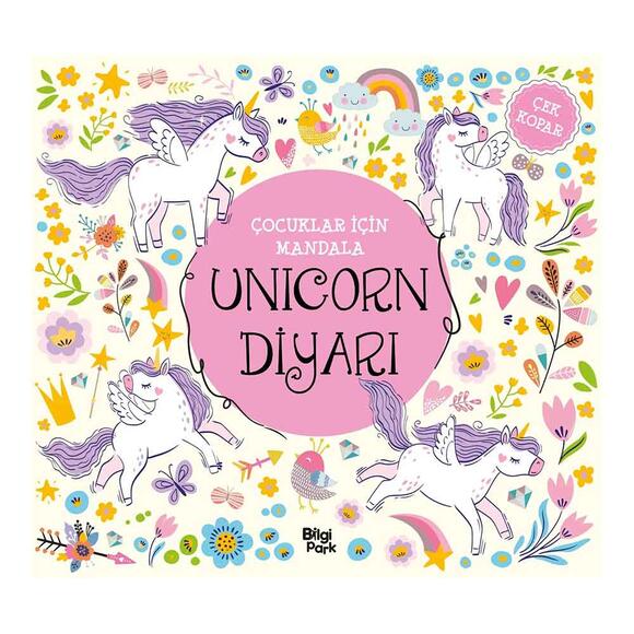 Çocuklar İçin Mandala - Unıcorn Diyarı