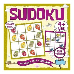 Dokuz Yayınları - Çocuklar İçin Sudoku Kes Yapıstır 4+ Yas