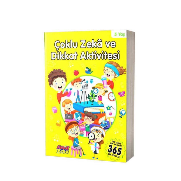 Çoklu Zeka Ve Dikkat 5 Yaş - Sarı Kitap