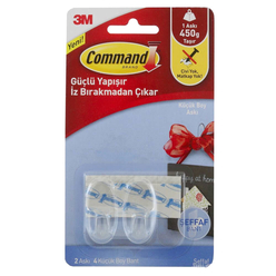 Command - Command Şeffaf Askı Küçük Boy 17092