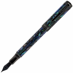 CONKLIN ENDURA 1898 LIMITED EDITION FOUNTAIN PEN ABALONE SHELL,GUNMETAL; EXTRA FINE NIB - Thumbnail