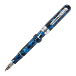 Conklin Çelik Kalem - Conklin Mark Twain Crescent Filler Dolma Kalem Vintage Blue M Uç