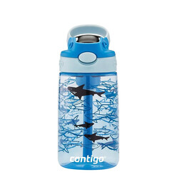 Contigo - Contigo Gizmo Flip Pro Sharks Tritan Çocuk Suluğu 420ml Açık Mavi 2127476