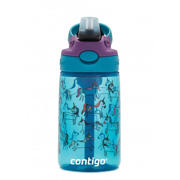 Contigo Gizmo Flip Pro Unicorn Tritan Çocuk Suluğu 420ml Mavi 2127477